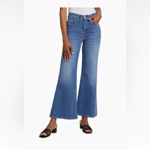 FRAME Le Slim Palazzo Wide-Leg Denim